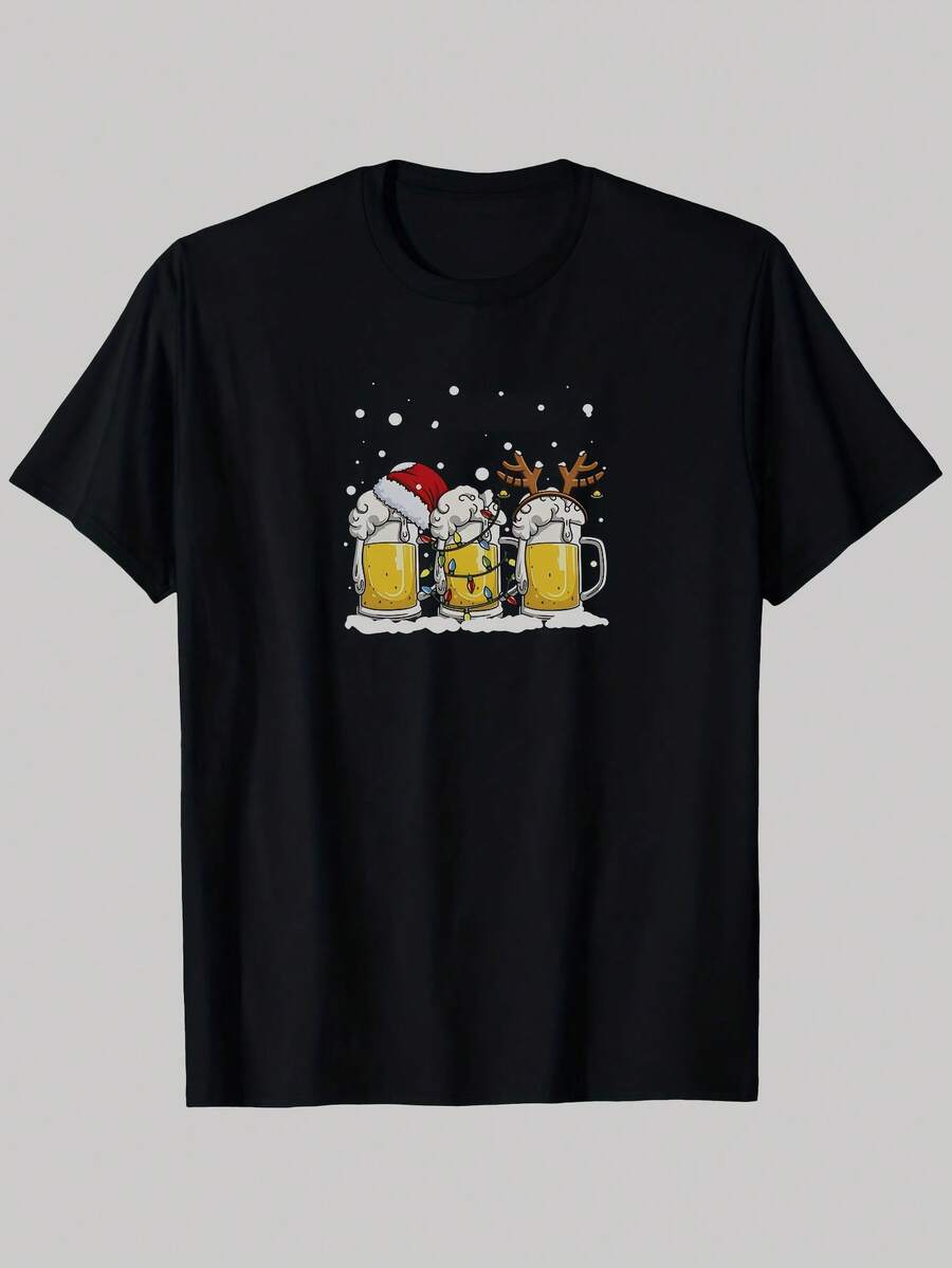 Men T-Shirts - Black - View 1