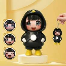 1pc/ Gugu Gaga Face-Changing Doll Figure Doll Pendant Cute Keychain Cartoon Ornament - Multicolor - View 4