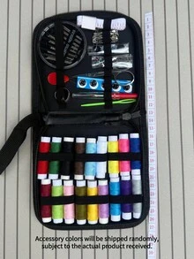 Portable Sewing Kit Box, 10pcs Household Sewing Tools Set With Sewing Supplies And Accessories, Multi-Color Thread, Needle And Thread Kit, For Small Repairs, Emergency Maintenance, Basic Mini Travel Sewing Kit - Hot  New Models - View 12