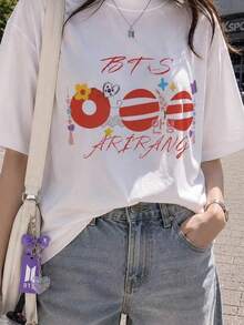 Women T-Shirts - 白色 - 查看 1