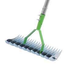 kangten Lawn Felt Removal Rake, Garden Tool For Cleaning Lawn Felt, Lawn Thatching Rake For Cleaning Dead Grass - A - View 4
