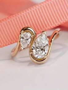 Tsnamer 1 Vintage-Style Classic Sparkling Zirconia Women's Ring-A Personalized, Gift For Everyday Wear Or Parties - Ring - View 5