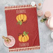 2/4/48pcs Autumn Series Pattern Printed Kitchen Towels - Ultra Soft, Highly Absorbent Polyester Dishcloths And Hand Towels, Perfect For Holiday Decor, Kitchen Decor, Party Decor - Multicolor - View 9