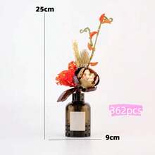 619pcs Single Box Building Blocks Floral, Magnolia Flower Bouquet, Exquisite Building Blocks Floral Combination Artificial Flower Art, Indoor Decoration DIY Ornament, Suitable For Creating Warm And Romantic Bouquets, Home And Office Decoration, Valentine's Day Gift, New Year Gift, Decoration/Holiday Gift/Birthday Gift/Christmas Gift - Three-color Building Block Vase - View 20