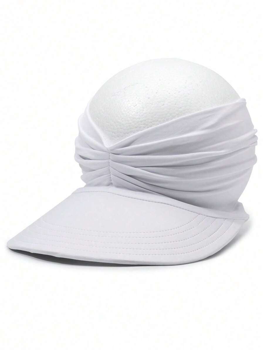 Sun Visor Hats - Khaki - View 1