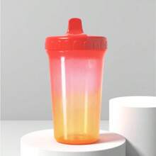 1PC 300ml/10oz Duck Spout Sippy Cup, Cute Animal Pattern/Colorful Gradient Water Bottle, Portable Cup, Anti-Drop Anti-Leak PP Water Cup, Suitable For Daily Use - Multicolor - View 16
