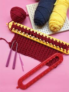 DIY Scarf Knitting Loom, 24/36 Size Options, Easy To Operate, Suitable For Beginners, Perfect For Parent-Child Interactive Crafting, Creative Handmade Holiday Gift - Scarf Knitting Machine - View 2