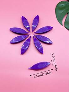9pcs Colorful Small Eye Shuttle, Handmade Weaving Practical Tool, Suitable For Handmade Lace Knitting, Lace Accessory DIY Making, Easy To Operate For Beginners, Essential Knitting Accessory For Handmade Creation - Small Phoenix Eye Shuttle - View 17