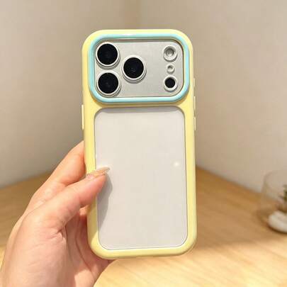 Starry Sky Colorblock Shockproof Phone Case, Cute Anti-Shock Camera Lens Protective Cover, Soft Ultra-Thin Protective Case, Suitable For IPhone 17 16 15 14 13 Pro Max 12 Pro Max 11 Phone Case, Various Holiday Gifts