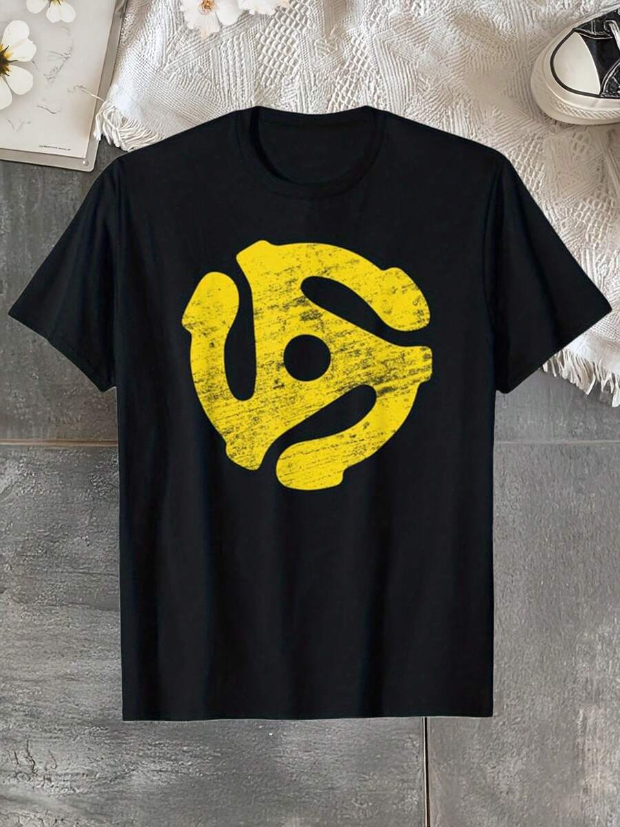 Men T-Shirts - 黑色 - 查看 1