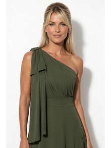 Women Dresses - Army Green - View 5