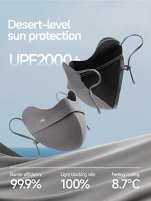 Beneunder Eye-Covering Ultra-Strong Sun Protection Face Mask MP831 - Mauve Purple - View 2