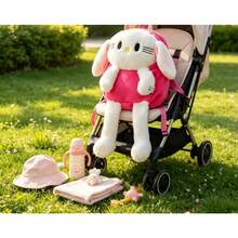 Cute Cartoon Character Kids' Backpack - Pink - View 5