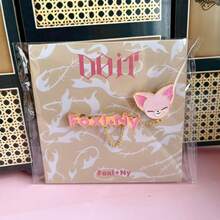 1 Set 4pcs SKZOO Cute Big Head Brooch, With English Name Tag, Chain Design, Fashion Brooch For Fans - Multicolor - View 14