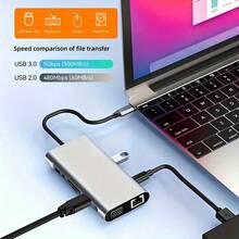 11-In-1 Portable Multi-Function USB Hub - View 2