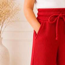Young Girls Pants - Rojo - Ver 2