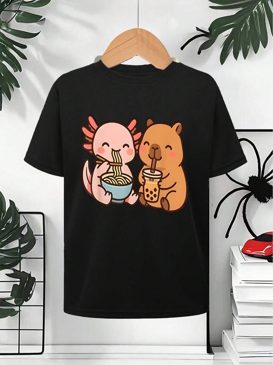 Women T-Shirts - 黑色 - 查看 1