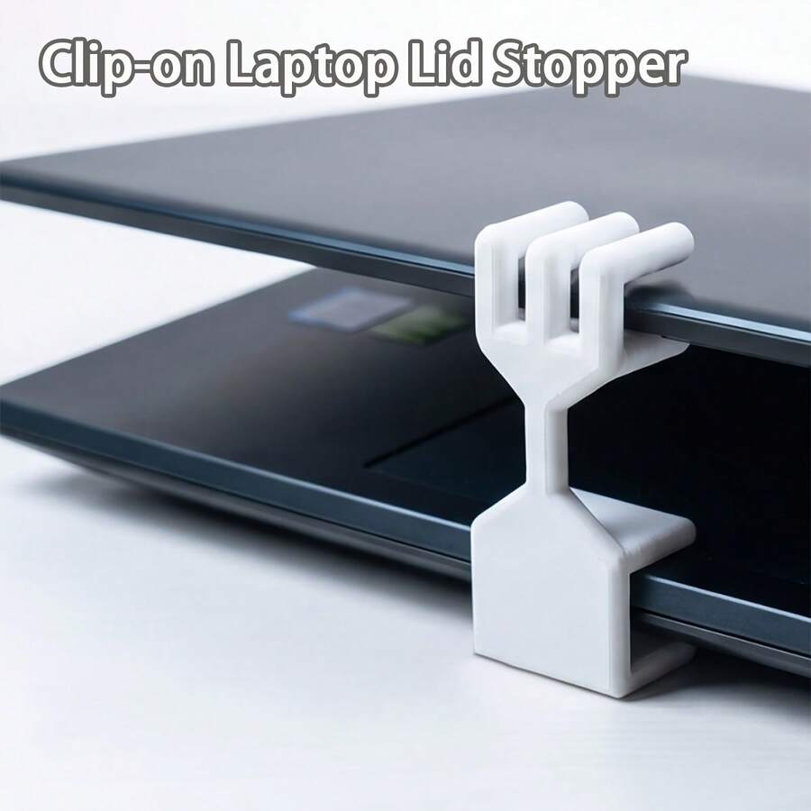 Laptop Anti-Closing Bracket, Laptop Cooling Stand, Laptop Stand, Keyboard Stand, Mini Laptop Stand, Portable Laptop Stand, External Monitor Computer Limit Plate, Portable Laptop Stand, Ergonomic Design, Suitable For All Laptops, Effectively Prevents Accidental Closing Causing Screen Blackout And Shutdown, Friendly Tool For Office Workers And Gaming Enthusiasts - A - View 1