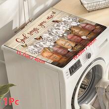 1pc Minimalist Vase Print Diatomaceous Earth Washing Machine Mat, Absorbent Appliance Protective Pad, Washing Machine Cover Mat, Dryer Mat, Countertop Protector, Suitable For Washing Machine, Dryer, Microwave, Refrigerator And Laundry Room Decor - Multicolor - View 10