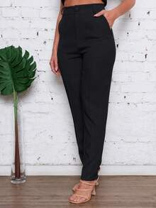 Women Suit Pants - Dark - View 4