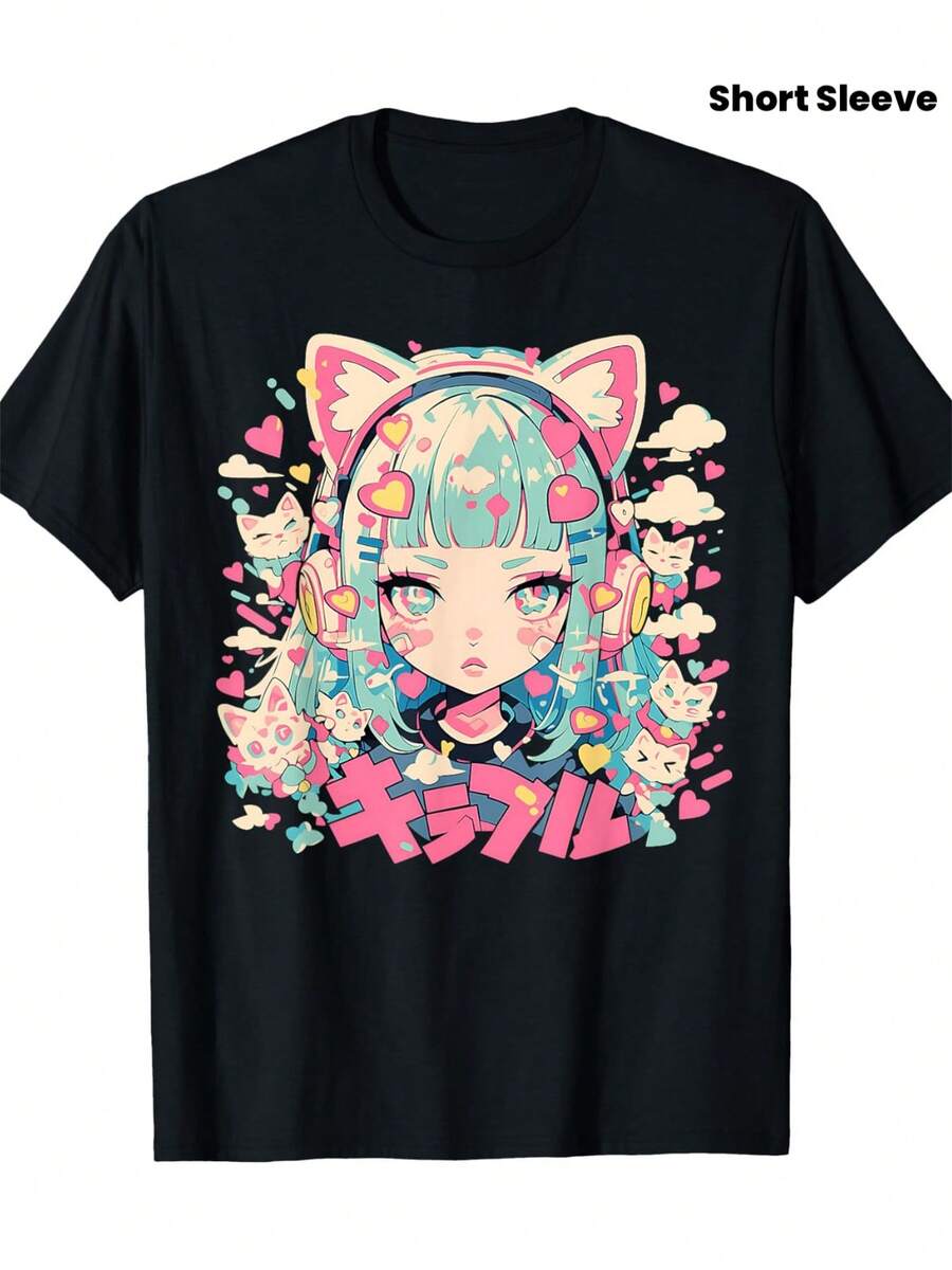 Women T-Shirts - 黑色 - 查看 1