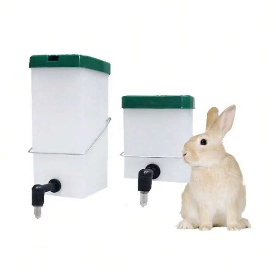 1PC Rabbit Water Fountain Drinking Device Cage Hanging Feeder Pet Supplies Bunny Dispenser - D - View 1
