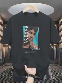 Men Sports Tees & Tanks - Black - View 1