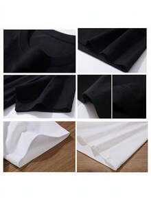 Men T-Shirts - Black - View 4