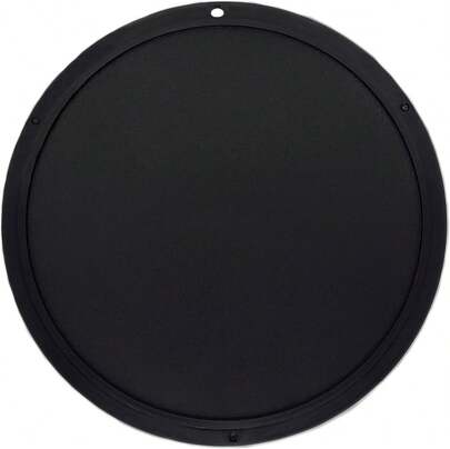 Motorcycle Kickstand Pad. Universal Fit. (Large) (Black)