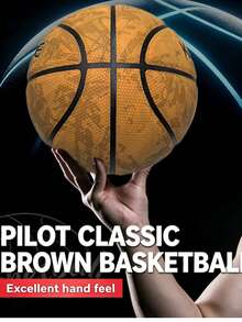No. 7 Basketball, Vintage Brown, Sweat-Absorbent, Anti-Slip, Durable, Wear-Resistant, Butyl Bladder, Professional Competition, School Recommended, Student Use, Indoor/Outdoor, Giftable - Mocha Brown - View 4