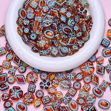 30g/Beutel Vintage Barock Perlen unregelmäßige Schmetterling Blume Acryl lose Abstandshalter Perlen für DIY Schmuckherstellung handgemachte Halskette Armband Zubehör - Barockstil - Übersicht 6