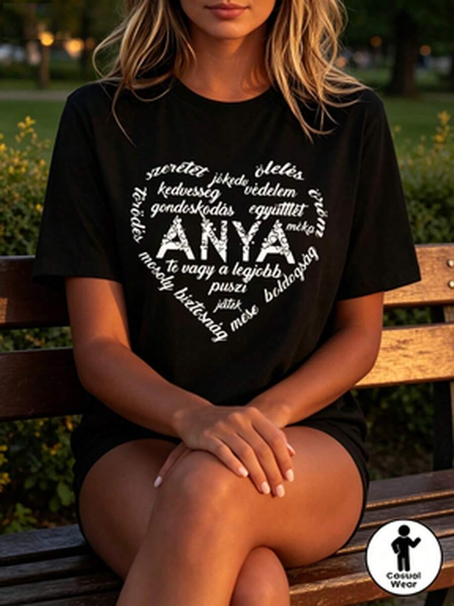Women T-Shirts - Hitam - View 1