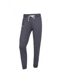 Under Armour Women's Tricot Tracksuit 2026 Summer New Collection Stand Collar Color-Block Sporty Casual Two-Piece Set 1365147-026 - Grey - View 4