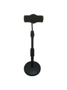Adjustable Height Rotating Phone Stand Waterproof Abs Desktop Holder Suitable For All Models Used For Live Streaming Photography Video Recording For Office Room Decor Home Bedroom Back To School Dormitory Holiday Vacation Travel Essentials - Multicolor - View 14