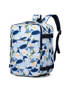 myco bags Fashion Cow Print Travel Backpack, TSA Lock Laptop Backpack, 6.34 Gallon Carry-On Bag With Shoe Compartment, Suitable For Business Travel And Daily School Use - Multicolor - View 11