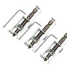 2/3pcs-Spring-Loaded Screwdriver Holder, Spring Clip Design To Prevent Dropping, Designed For One-Handed Use With Ergonomic Locking Mechanism. Spring Positioning One-Handed Operation Universal Screw Fixing Tool With Cross-Head Bit. Tool Accessories, Power Tool Accessories. - Multicolor - View 14