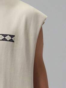 Jordan Men's AS FIRST CLASS MSCL TANK Sports Tank Top IW1601-104 - Beige - View 5