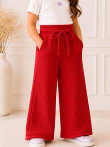 Young Girls Pants - Rojo - Ver 3