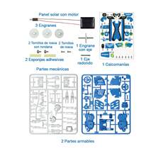 Mi Alegria Solar Robot - Blue and White - View 3