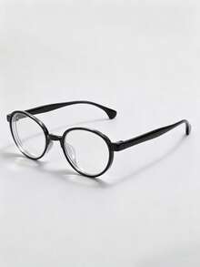 1 Pair Round Frame Children's Non-Prescription Glasses, Minimalist Suitable For Boys And Girls Party Holiday Travel Vacation Decoration, Daily Accessory Photography Prop - Multicolor - View 2