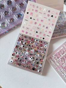 24pcs PET Film Cutting Stickers Mini Icons For Books Decor Materials Journal DIY Collages - B - View 7