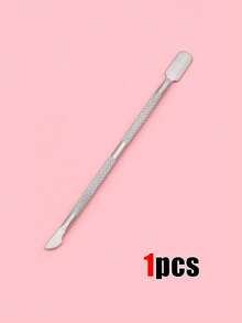 2/1pc Stainless Steel Nail Salon Cleaning Tool Steel Pusher Dead Skin Pliers - Silver - View 7