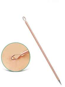 OBOVAY 4pcs Blackhead & Acne Remover Kit, Pimple & Blackhead Removal Needle, Facial Skin Pore Cleaning Tool Set - Rose Gold - View 4