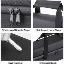 Akku Aufbewahrungstasche Hartschale, Batterie Tasche Organizer für Taschenlampe Kamera E-Bike Drohne, stoßfest schlagfest mit Mehrfachfächern, Schutzbox für Batterien Zubehör Geräte - A - Übersicht 7