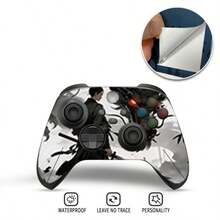 Ink Wash Samurai Black Dragon Style Vinyl Skin For Xbox Series X Console + Controller Full Body Wrap, Waterproof, Scratch-Resistant, Dust-Proof, Removable Without Residue - View 3