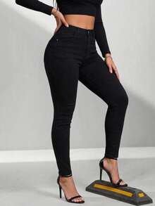 OPP´S JEANS Women Jeans - 黑色 - 查看 2