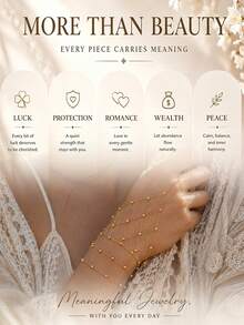 2pcs Gold Bead Mesh Finger Chain Bracelet Set, Exquisite Small Gold Bead Mesh Finger Jewelry, Multi-Layer Stackable Elegant Thin Bracelet Hand Accessory Set For Women - Mesh - View 6