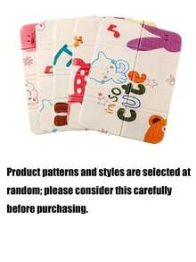 Cute Pattern Outdoor Folding Seat Cushion With Storage Bag, Family Moisture-Proof Mat, Foam Picnic Mat, Outdoor Travel Single Person Portable Cooling Pad, Foam Small Seat Cushion, Outdoor Ground Mat, Portable And Lightweight, Easy To Clean, Waterproof And Moisture-Proof, Best Gift For Outdoor Sports Enthusiasts, Valentine's Day, Mother's Day, Teacher's Day, Back To School, Dorm, Travel, Beach, Camping, Outdoor Sports - one-size - View 12