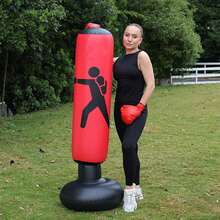 1pcs Indoor And Outdoor Inflatable Vertical Boxing Sandbags Are Used To Relieve Stress And Release Targets For Teenagers And Adults In Sanda Fitness Training Equipment - Multicolor - View 14