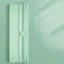 Bidirectional A4 Paper Cutter, Small Manual Paper Trimmer, Office Use Multi-Function Cutting Tool, Portable With Ruler, Desktop Paper Cutting Device - Single Piece - View 16